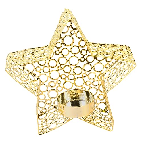 Alipis Kerzenhalter Fünfzackiger Stern Form Stabkerzenhalter Tischdeko für Hochzeit Weihnachten Party Desktop Kerzenständer Langlebig Romantisch Alipis Kerzenhalter Fünfzackiger Stern Form Stabkerzenhalter Tischdeko für Hochzeit Weihnachten Party Desktop Kerzenständer Langlebig Romantisch von Alipis