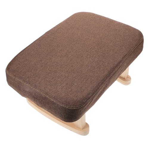 Alipis Kleiner Hocker mit Gepolstertem Sitz und Holzbeinen Vintage Schuhwechselhocker für Schlafzimmer Wohnzimmer und Eingangsbereich für Kleine Räume Alipis Kleiner Hocker mit Gepolstertem Sitz und Holzbeinen Vintage Schuhwechselhocker für Schlafzimmer Wohnzimmer und Eingangsbereich für Kleine Räume von Alipis