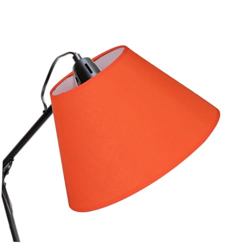 Alipis Kleiner Lampenschirm aus Stoff Fassung Retro Stil Wandlampe Lampenschirm Zubehör Vintage Leinenstoff für Wohnzimmer und Schlafzimmer Einfache Elegante Beleuchtung von Alipis