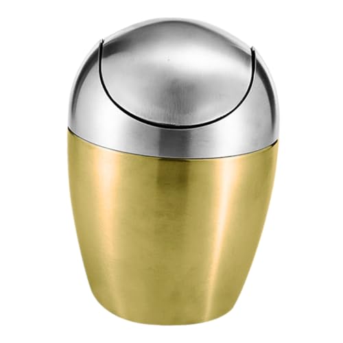 Alipis Kleiner Tischmülleimer mit Deckel Kompakter Abfalleimer für Schreibtisch und Arbeitsplatte Robuster Desktop Waste Basket für Schlafzimmer Wohnzimmer Büro Platzsparend und Alipis Kleiner Tischmülleimer mit Deckel Kompakter Abfalleimer für Schreibtisch und Arbeitsplatte Robuster Desktop Waste Basket für Schlafzimmer Wohnzimmer Büro Platzsparend und von Alipis