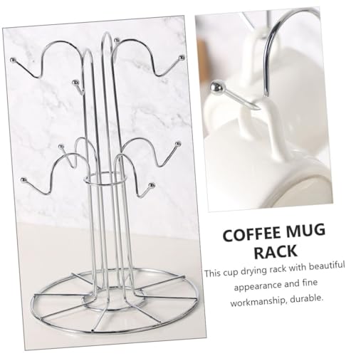 Alipis Kreativer Küchen Tassenhalter aus Stabilem Edelstahl Umgedrehter Becherhalter mit Rostfreiem Elektroplating Platzsparend und Dekorativ für Haushalt und Bar Einfach zu Reinigen von Alipis