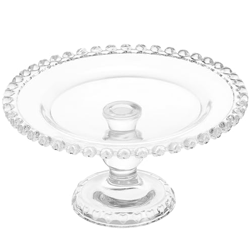 Alipis Glamouröser Tortenständer Aus Glas Mit Perlenrand Tortenplatte Für Hochzeitsfeiern Und Desserttische Alipis Glamouröser Tortenständer Aus Glas Mit Perlenrand Tortenplatte Für Hochzeitsfeiern Und Desserttische von Alipis