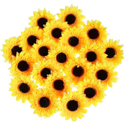 Alipis Künstliche Sonnenblumenköpfe Gelbe Kunstblumen – Seidengerbera-Gänseblümchen Verzierungen Für Selbstgemachte Kränze Tisch für eine Gartenparty zur Hochzeit 20 Stück Alipis Künstliche Sonnenblumenköpfe Gelbe Kunstblumen – Seidengerbera-Gänseblümchen Verzierungen Für Selbstgemachte Kränze Tisch für eine Gartenparty zur Hochzeit 20 Stück von Alipis