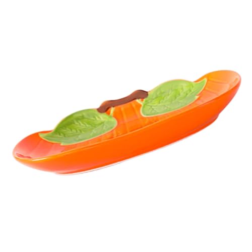 Alipis Halloween Kürbis Platte Keramik Abendessen Platte Multi-verwenden Snack Serviertablett Alipis Halloween Kürbis Platte Keramik Abendessen Platte Multi-verwenden Snack Serviertablett von Alipis