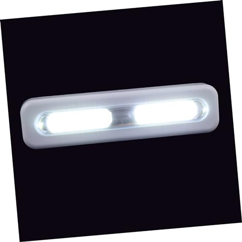 Alipis LED 1 Stück Pat Kleine Nachtlampe Kleiderschrank Weiß Puck Kunststoff Nachttischlampe von Alipis