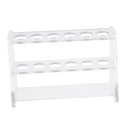 Alipis Lagiger Transparenter Reagenzglashalter aus Acryl mit Löchern Leichtes Labor Röhrchenständer mit Ablauffunktion Geeignet für Test Zentrifugenröhrchen in Wissenschaft und Alipis Lagiger Transparenter Reagenzglashalter aus Acryl mit Löchern Leichtes Labor Röhrchenständer mit Ablauffunktion Geeignet für Test Zentrifugenröhrchen in Wissenschaft und von Alipis