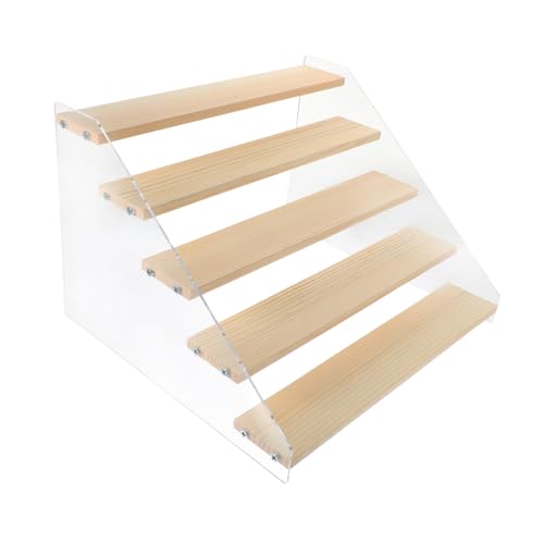 Alipis Leiter Figuren Ausstellungsständer Klarer Ausstellungsständer Schmuck Ausstellungsstand Acryl Figuren Ausstellungsständer Abgestufter Ausstellungsstand Acryl Stufenregal von Alipis