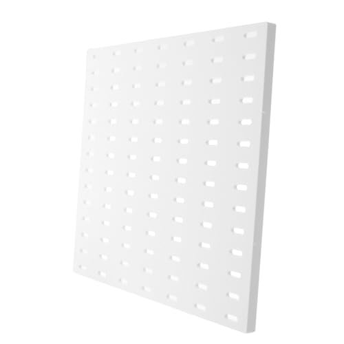 Alipis Lochwand Organizer Kunststoff Pegboard Panel Flexibel Einstellbar ohne Bohren Wandhalterung für Garage Küche Flur Vielseitig Verwendbar Robust Langlebig von Alipis