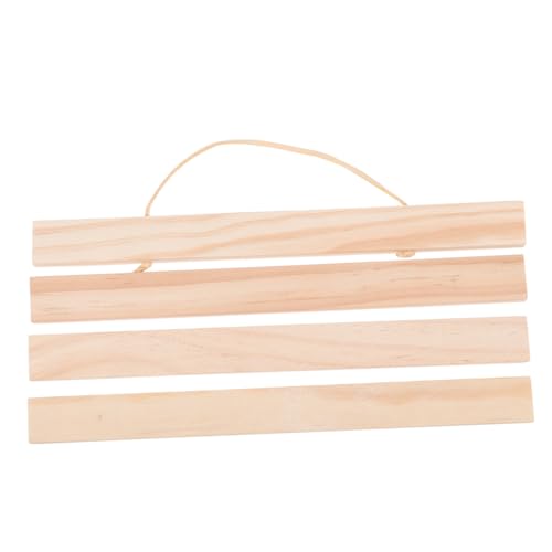 Alipis Magnetischer Holz Poster Hänger DIY Wanddeko mit Starkem Magnet für Bilderrahmen Poster Aufhängung Leicht Wechselbar Geeignet für Wohnzimmer Schlafzimmer Büro von Alipis