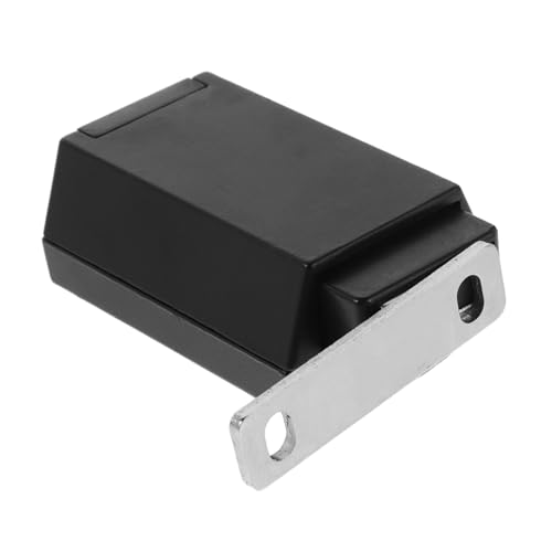 Alipis Magnetischer Push To Open Schrankbeschlag Schwerlast Cabinet Door Rebound Geräuschlose Druckschnapper für Küchenschränke und Versteckte Einfache Montage Schwarz von Alipis