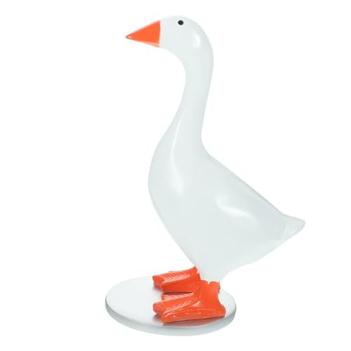 Alipis Magnetischer Schlüsselhalter Ente Niedliche Statue als Tischdekoration und Schlüsselaufhänger als zur Einweihung mit Magnetischem Schnabel für Sicheren Halt Platzsparend und von Alipis