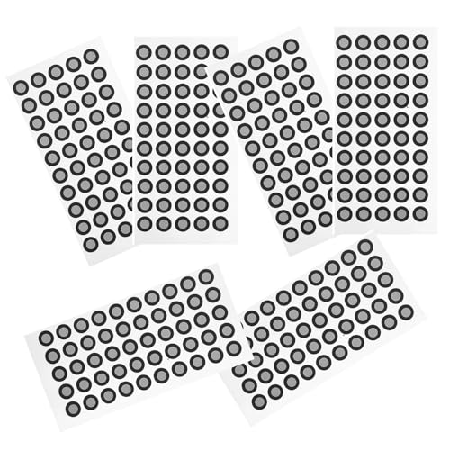 Alipis Markierungspunkte aus Reflektierender Folie für 3d-scanning, Reflektierende Punkte für Präzisionsmessung Und Genaues Tracking, 5 Blätter von Alipis
