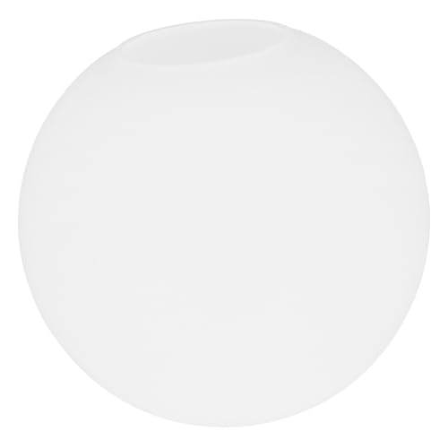 Alipis Mattierter Kugelförmiger Glasschirm Ø Hitzebeständig Milchig weiß Ersatz lampenschirm für Deckenleuchten Sanftes Licht Langlebig Modernes Wohnambiente von Alipis