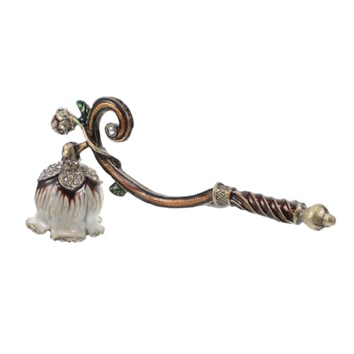 Alipis Metall Kerzenlöscher Vintage Stil Langlebiges Candle Extinguishing Device mit Rauchschutzkappe Handliches Kerzenlöscher Zubehör für Teelichter Duftkerzen und Aromatherapie Zuhause von Alipis