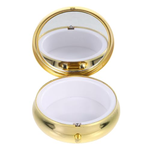 Alipis Metall Schmuckbox Retro Andenken Schmuck Organizer Kleine Schmuckschatulle für Rosenkranz Aufbewahrung Katholische Gebetsperlen Box Robust und Tragbar aus Zinklegierung von Alipis