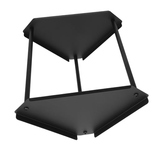 Alipis Metall-eckregal Badezimmer Organizer Robuster Badablage für Waschbecken Platzsparend Offen für Einfache Zugänglichkeit zur Aufbewahrung von Kosmetik und Toilettenartikeln von Alipis