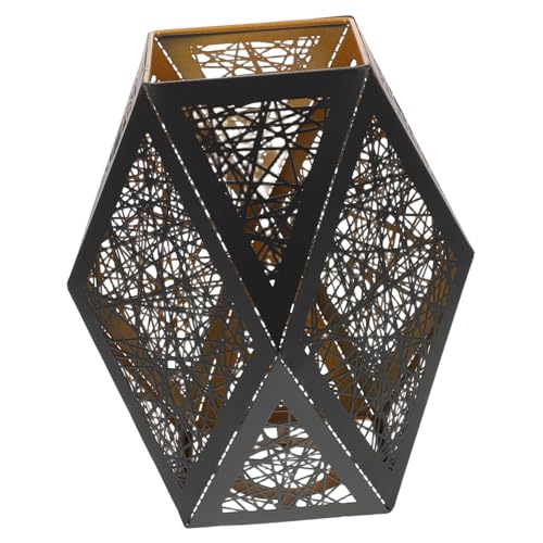 Alipis Metall-lampenschirm Lasergravur Hohl Design Metalllampenabdeckung Vintage Stil Wohn Schlafzimmer Beleuchtung Einfach zu Montieren für Tisch Stehleuchten von Alipis