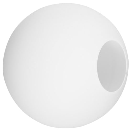 Alipis Milchglas Kugel Lampenschirm – Mattes Glas Deckenleuchte Für Schlafzimmer Und Wohnzimmer Elegante Hängelampe Mit Diffusor Für Warmes Licht von Alipis