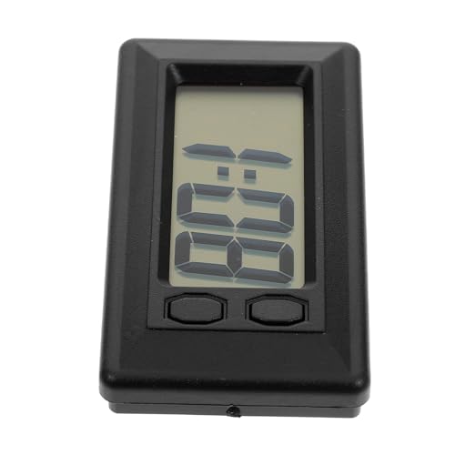 Alipis Mini Elektronische Uhr Ultra Dünn mit Kalender Digitale Auto Armaturenbrett Uhr mit Klebefläche Kompakte Multifunktionsuhr für Zuhause Büro und Fahrzeugdekoration Stabile von Alipis