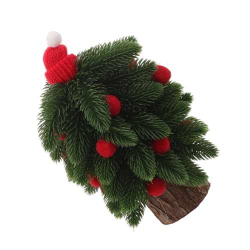 Alipis Mini-Weihnachtsbaum Aus Holz Für Tisch Künstlicher Baum Für Weihnachtsdeko Tischdeko Im Bauernhausstil Klein Passend Für Schreibtisch Und Regal von Alipis