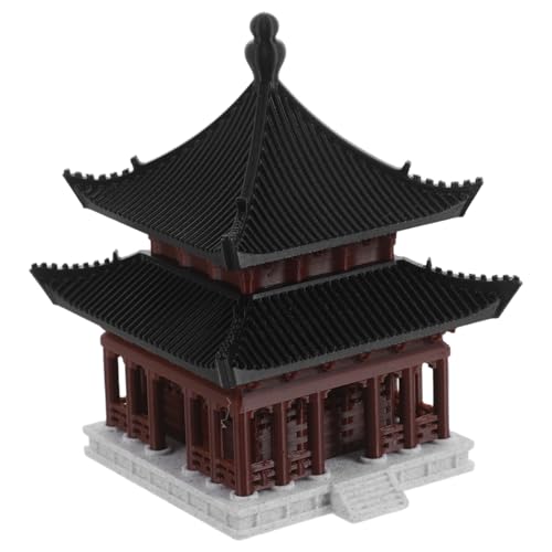 Alipis Miniatur Chinesischer Pavillon Modell Detailliertes Antikes Gebäude Harmonisches Aquarium Landschafts Fischbecken Pavillon für Schreibtisch und Büro Kulturelle für Kleine Räume Alipis Miniatur Chinesischer Pavillon Modell Detailliertes Antikes Gebäude Harmonisches Aquarium Landschafts Fischbecken Pavillon für Schreibtisch und Büro Kulturelle für Kleine Räume von Alipis