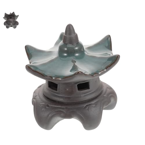 Alipis Miniatur Orientalische Gartenornamente Bonsai Landschaftsaccessoire Dekorative Skulptur für Aquarien und Schreibtische von Alipis