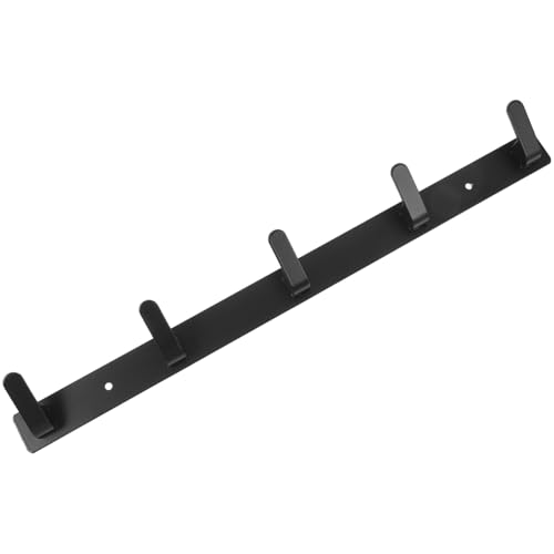 Alipis Modernes Wandhaken Robustem Aluminium Platzsparende Garderobenleiste für Mantel Hut Handtuch Schlüssel ohne Bohren Vielseitig für Bad Küche Flur Geeignet von Alipis
