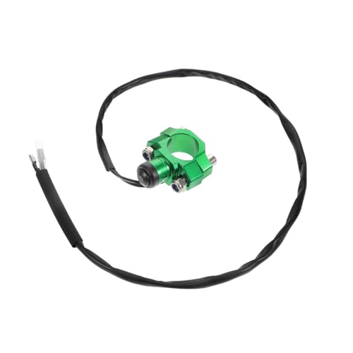 Alipis Motorcycle Handlebar Switch Grüner Not aus stop start schalter Atv Offroad Vielseitiger Motorrad controller Kompatibel mit Dirt Bike Quad von Alipis