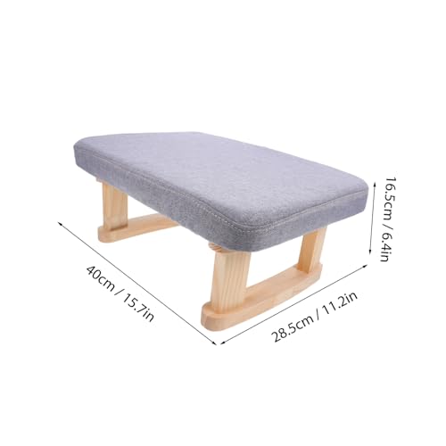 Alipis Multifunktionaler Holzhocker mit Weicher Polsterung Stabiler Rechteckiger Fußhocker Tragbarer Kleiner Sitzhocker für Meditation Umkleide und Wohnzimmer Komfortabler Sofa und Alipis Multifunktionaler Holzhocker mit Weicher Polsterung Stabiler Rechteckiger Fußhocker Tragbarer Kleiner Sitzhocker für Meditation Umkleide und Wohnzimmer Komfortabler Sofa und von Alipis