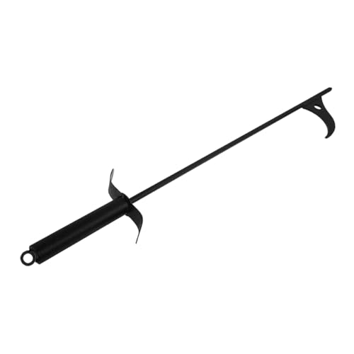 Alipis Multifunktionaler Kamin-feuerhaken aus Stahl mit Langem Griff Robustes Kaminbesteck für Indoor und Outdoor Feuerstelle Komfortabel Verschleißfest für Camping und Grillabende von Alipis