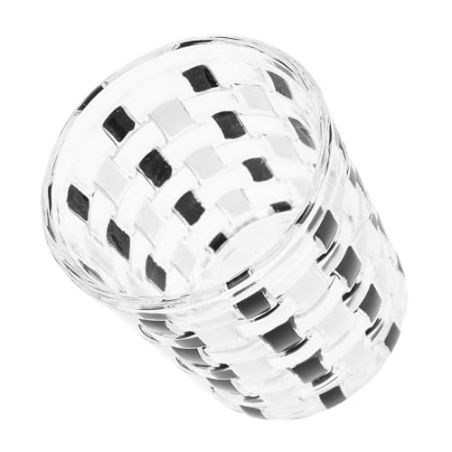 Alipis Mundspülbecher mit Schwarz Weißem Schachbrettmuster Multifunktionaler Zahnputzbecher als Mundwasserbecher und Zahnbürstenhalter Leicht und Reisegeeignet Badezimmerzubehör für von Alipis