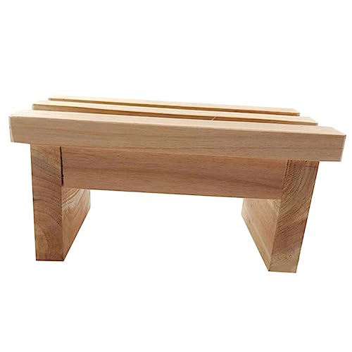 Alipis Tritthocker Für Erwachsene Jungen Und Mädchen Fußhocker Aus Holz Kleiner Kinderfußhocker Einfach Zu Bedienen von Alipis