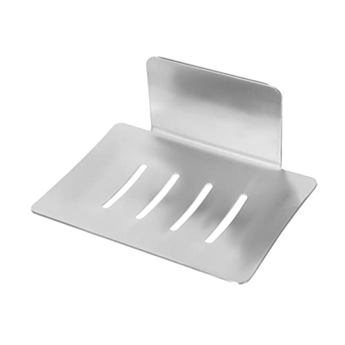 Alipis Seifenschale Aus Edelstahl Wandmontierter Abtropfseifenständer Selbstklebender Seifenaufbewahrungsständer Für Badezimmer Küche Und Mehr von Alipis