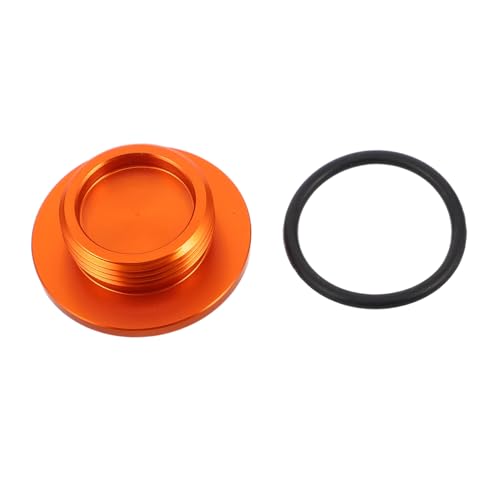 Alipis Ölablassschraube mit Kupfermutter und Dichtung Ölablassstopfen Kompatibel für Ktm Motor Langlebiges Hochleistungsmaterial Präzise Motorsteuerung Einfache Montage Orange von Alipis