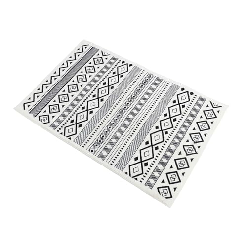 Alipis Outdoor Teppich Gartenmatte rutschfest Geometrisches Design Wetterfest Großer Bereich für Terrasse und Garten Vielseitig Waschbar von Alipis