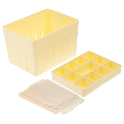 Alipis Plastik Tofuform mit Filtertuch DIY Sojabohnen Tofumaker Praktische Leicht zu Reinigende Bohnenquark form für Hausgemachten Tofu Schnelles Wasserablauf design Robustes Material Alipis Plastik Tofuform mit Filtertuch DIY Sojabohnen Tofumaker Praktische Leicht zu Reinigende Bohnenquark form für Hausgemachten Tofu Schnelles Wasserablauf design Robustes Material von Alipis