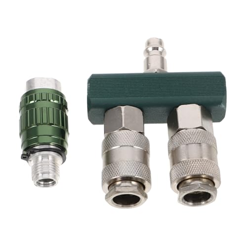 Alipis Pneumatischer Schnellkupplungs-verteiler Luftkompressor Schnellanschluss Fittings Leichtes Kompaktes Design Für Luftschlauchanschluss Industrieller Schnellverbinder von Alipis