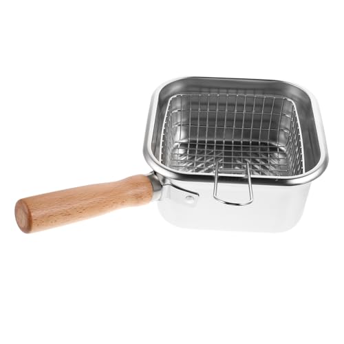 Alipis Portabler Edelstahl Fritteusentopf mit Korb Kompakt und Multifunktional Deep Fryer Pfanne für Braten Dämpfen und Kochen für Zuhause Camping und Reisen Alipis Portabler Edelstahl Fritteusentopf mit Korb Kompakt und Multifunktional Deep Fryer Pfanne für Braten Dämpfen und Kochen für Zuhause Camping und Reisen von Alipis