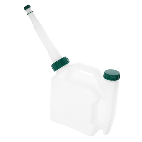 Alipis Premixed Fuel Mischflasche Kunststoff Öl messbehälter Takt motoren Langlebig Kompakt Einfach zu Reinigen für Kettensägen Rasenmäher und Outdoor einsatz von Alipis