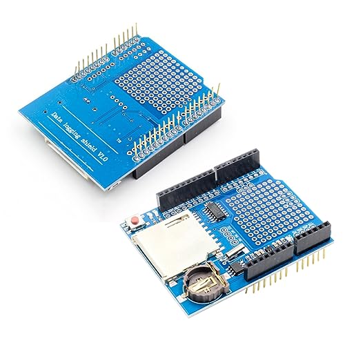 Alipis Professionelles Datenlogger Modul mit Logging Shield Kompatibel mit Sd Karten Uhr und Integrierter Regler für Prototyping und Datenspeicherung Alipis Professionelles Datenlogger Modul mit Logging Shield Kompatibel mit Sd Karten Uhr und Integrierter Regler für Prototyping und Datenspeicherung von Alipis