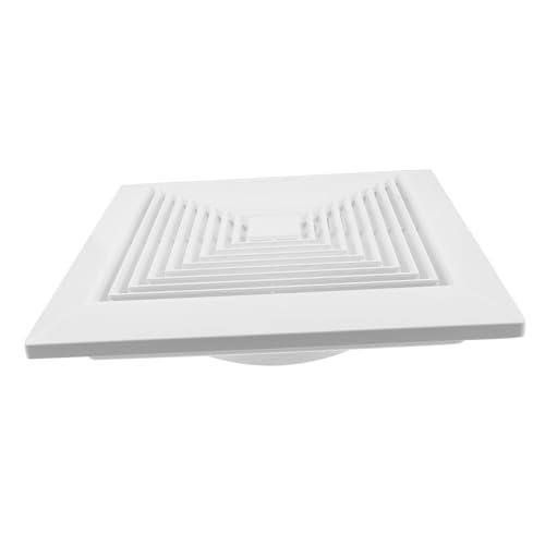 Alipis Quadratischer Deckenventilator Abdeckung mit Federklammern Ersatz Lüftungsgitter für Badezimmer Wandventilatoren Luftauslass Diffusor für Ausgewogene Luftzirkulation und von Alipis