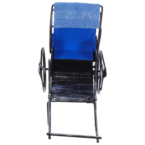 Alipis Retro Mini Modell Vintage Eisenmotorradskulptur für Schreibtisch und Wohnkultur Detailreiches Design mit Abgenutzter Oberfläche für Sammler von Alipis