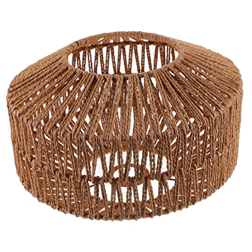 Alipis Retro Papier Lampenschirm im Industrie Stil Deckenleuchte für Flur Durchmesser Höhe Installieren für Wohnzimmer und Schlafzimmer Geeignet Warme von Alipis