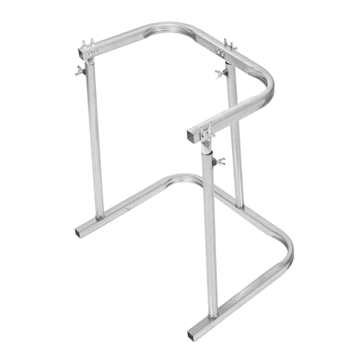 Alipis Robuster Müllsackhalter Metallgestell Tragbarer Müllbeutelständer für Garten Landwirtschaft Getreide Ernte Unterstützung Faltbarer Müllsackständer für Outdoor-aktivitäten von Alipis