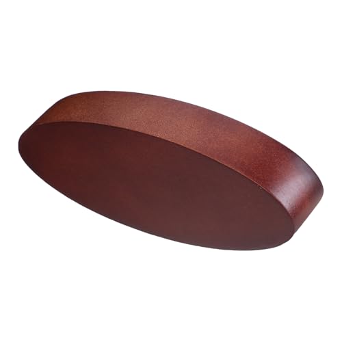 Alipis Rustikaler Ovaler Servierteller aus Robustem Walnuss-holz Handgefertigtes Sushi Charcuterie-board ohne Rand Französischer Dessertteller für Käse Sandwiches Meeresfrüchte und Snacks von Alipis