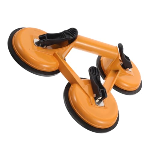 Alipis Saugheber Aluminium Saugnapf Handheber für Glas Fliesen Marmor Schwerlast Vakuumheber mit Hoher Haftkraft für Sichere Handhabung in Engen Bereichen Leichtes Robust Material für von Alipis