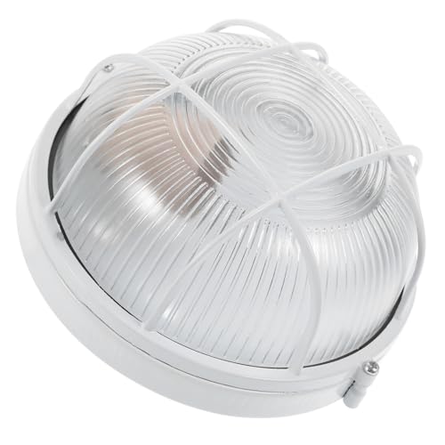 Alipis Sauna Lampe Anti fog Explosionsgeschützt Zinklegierung Glas Wandlampe Innen Für Sauna Dampfbad Stabile Wärmeresistente Beleuchtung Für Flur und Lagerraum Einfach Zu Montieren von Alipis