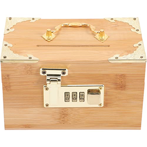 Alipis Schmuckkästchen Sparschwein Mit Schloss Vintage Schatztruhe Aufbewahrungsbox Retro Spardose Geldspartopf Münzdose Aufbewahrungsbox Für Andenken Geld Schmuck Vintage-Schmuck von Alipis