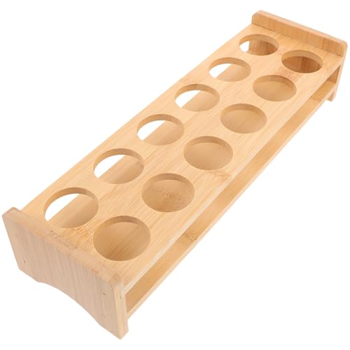 Alipis Schnapsglashalter Aus Holz Organizer Schnapsglas-präsentationshalter Kleines Weinbechertablett Schnapsglastablett Schnapsglas-aufbewahrungshalter Weinglashalter Weinglastablett von Alipis
