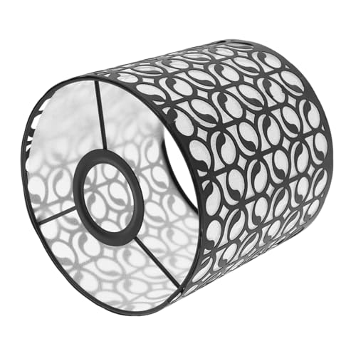 Alipis Schwarzer Metall Lampenschirm für Tischlampen Hohler Lampenschirm mit Kunstvollem Design für Wohnzimmer Schlafzimmer und Essbereiche Alipis Schwarzer Metall Lampenschirm für Tischlampen Hohler Lampenschirm mit Kunstvollem Design für Wohnzimmer Schlafzimmer und Essbereiche von Alipis